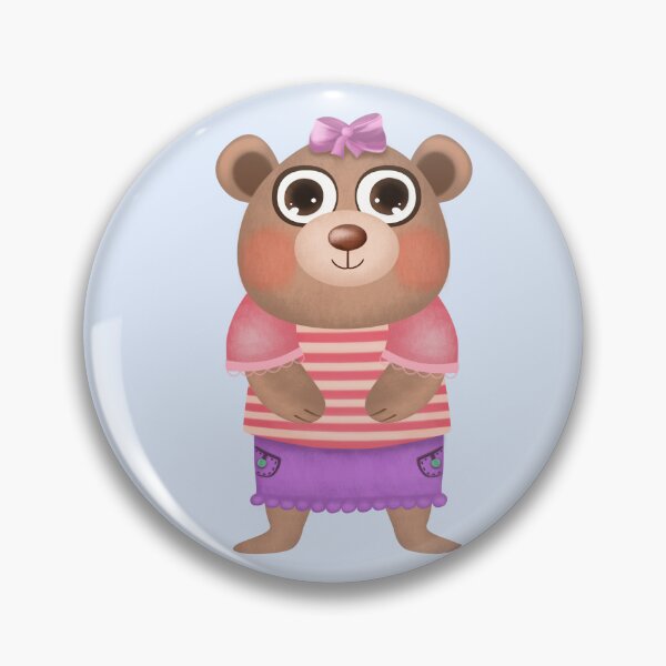 Item preview, Cute Girl Bear designed and sold by Fundartcreative.
