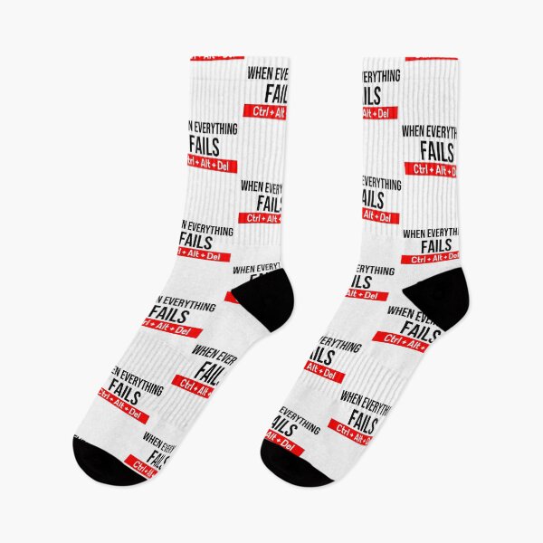 Item preview, When everything fails Ctrl + Alt + Del designed and sold by DZ-Merch.