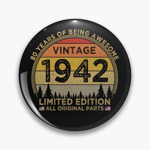 Item preview, 80th Birthday Vintage 1942 Limited Edition Patriotic designed and sold by cssdru.