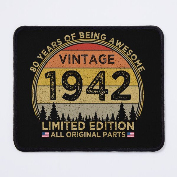 Item preview, 80th Birthday Vintage 1942 Limited Edition Patriotic designed and sold by cssdru.