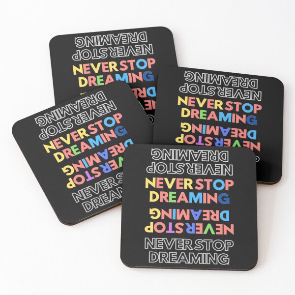 Item preview,  Never Stop Dreaming Motivational Inspirational Quote T-shirt Gift Tee designed and sold by Fadwamoustakid.