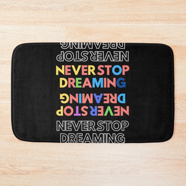 Item preview,  Never Stop Dreaming Motivational Inspirational Quote T-shirt Gift Tee designed and sold by Fadwamoustakid.