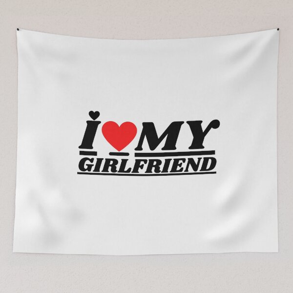 Aperçu de l'œuvre  i love my girlfriend , girls , girl, sweetheart créée et vendue par FASHIONMED49.