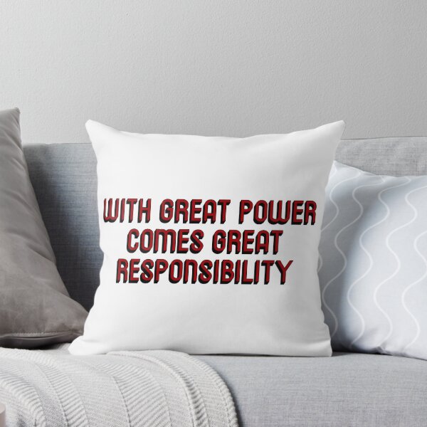 Item preview, with great power comes great responsibility designed and sold by molscott.