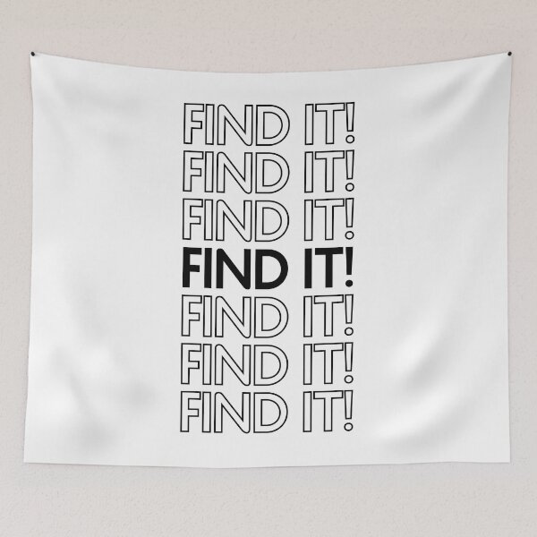 Item preview, Find it! Black designed and sold by Annie Rishor.
