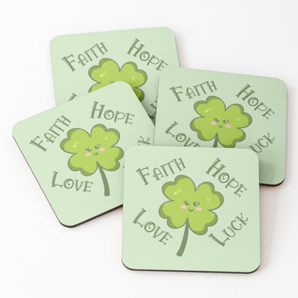 Item preview, St Patricks Day Religious Faith Hope Love Luck designed and sold by sunburstdesigns.
