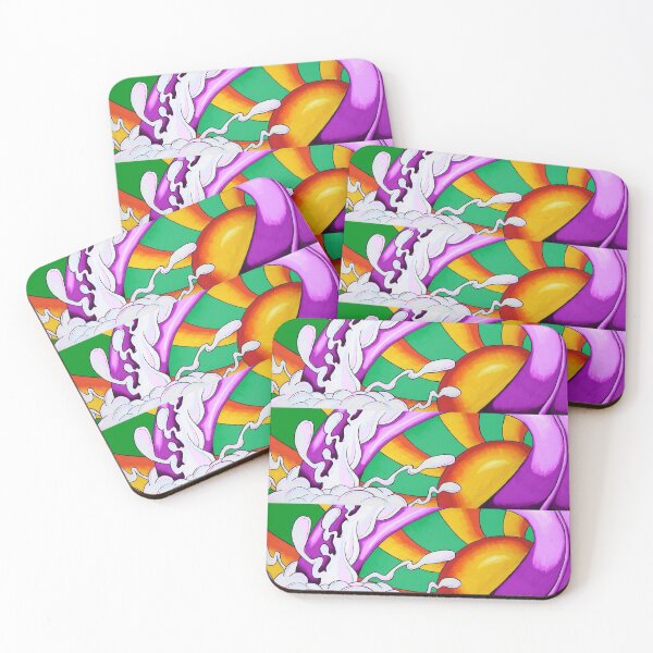 Item preview, Pink crashing wave designed and sold by Weird Atlantic way .