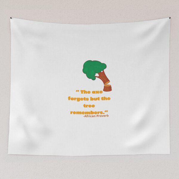 Item preview, The axe and the tree designed and sold by Giographix.