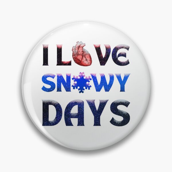 Item preview, I love snowy days red human heart red light in stars designed and sold by Chaos-Touch.