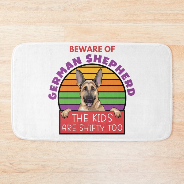 Item preview, Funny Beware Of German Shepherd designed and sold by momofdoggos.