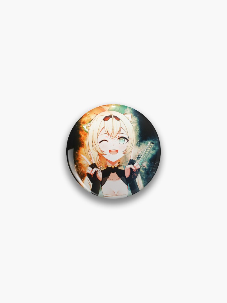 Pikamee Amano In Hololive Vtuber Soft Button Pin Lover Cartoon