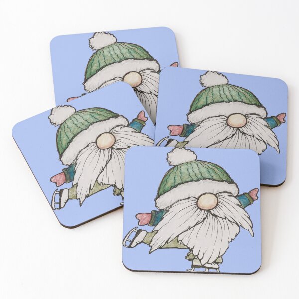 Item preview, Ice Skating Gnome designed and sold by SarahCD13.