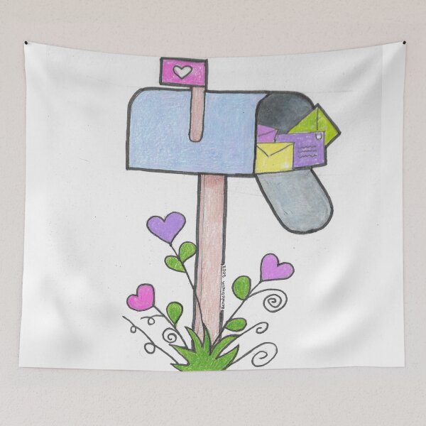 Item preview, Mailbox Valentine designed and sold by ReneeDixonArt.