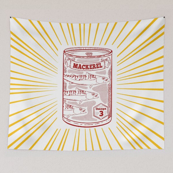 Item preview, Mackerel Canned fish designed and sold by piedaydesigns.