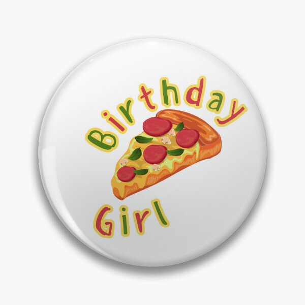 Item preview, Pizza Birthday Girl designed and sold by SusySell.