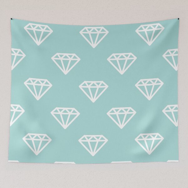 Item preview, Powder Blue Diamond Gem Crystal Pattern designed and sold by Creations-By-Em.
