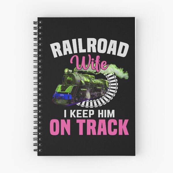 Item preview, Railroad Wife - Keep Him On Track - Steam Train Engine designed and sold by TheTrainRoom.