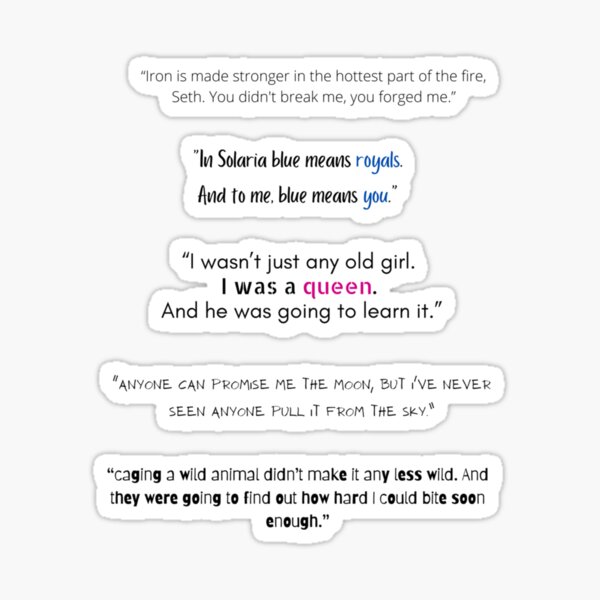 The Awakening Zodiac Academy Memorable Moment Sticker Value Pack Sticker
