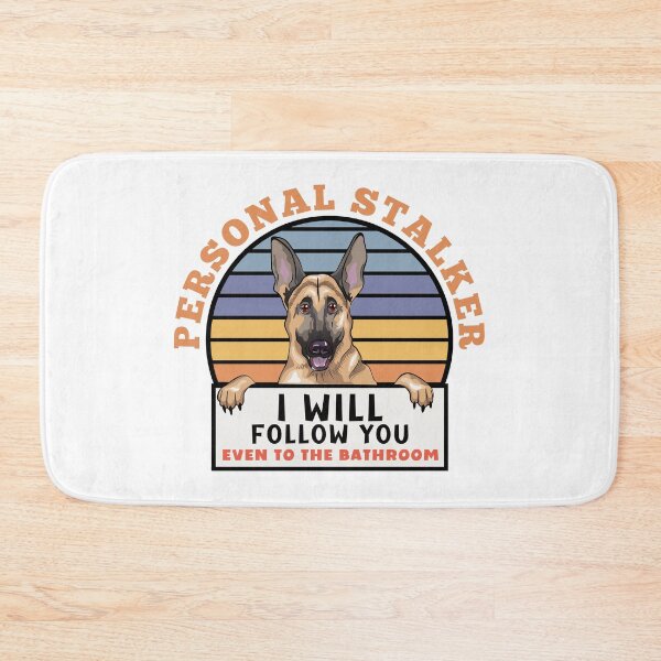 Item preview, Funny German Shepherd Bathroom designed and sold by momofdoggos.