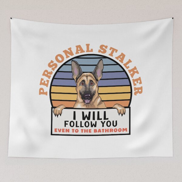 Item preview, Funny German Shepherd Bathroom designed and sold by momofdoggos.