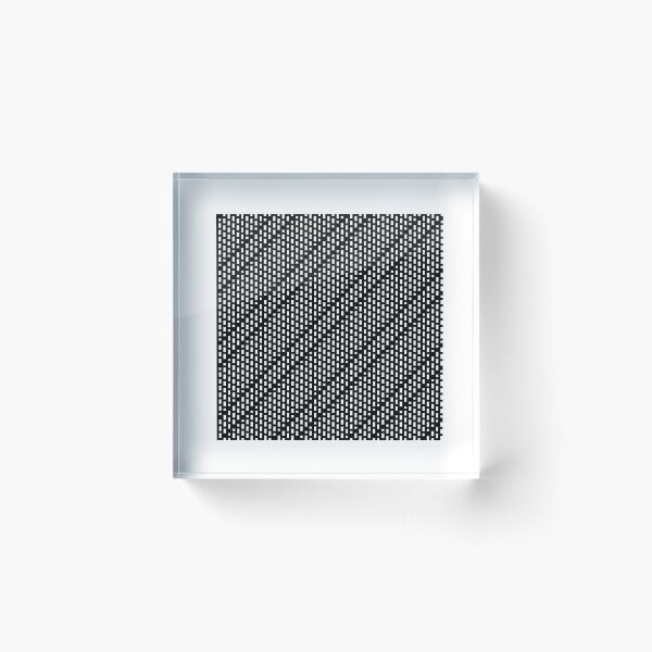 Item preview, Prime numbers: Black and white pattern 100x100 dots #3 designed and sold by Mmark94.