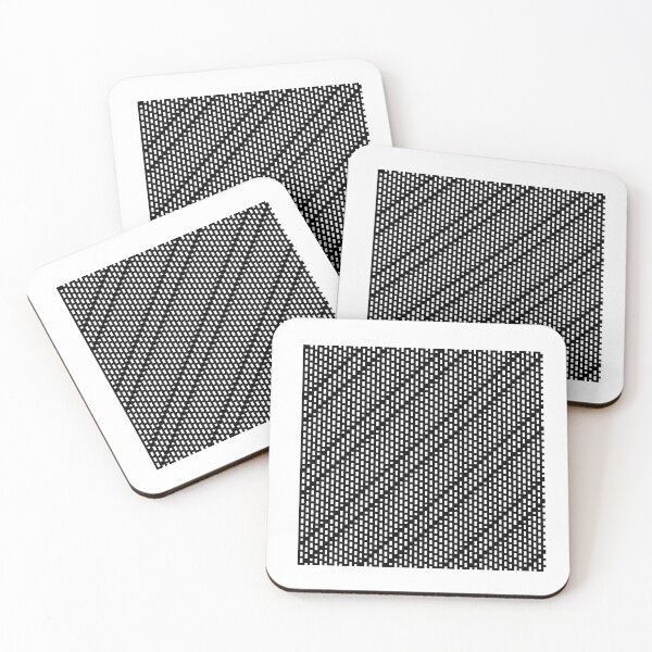 Item preview, Prime numbers: Black and white pattern 100x100 dots #3 designed and sold by Mmark94.