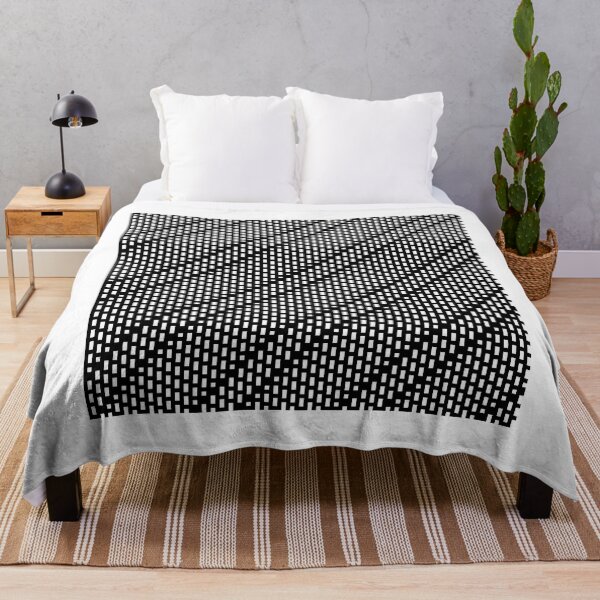Item preview, Prime numbers: Black and white pattern 100x100 dots #3 designed and sold by Mmark94.
