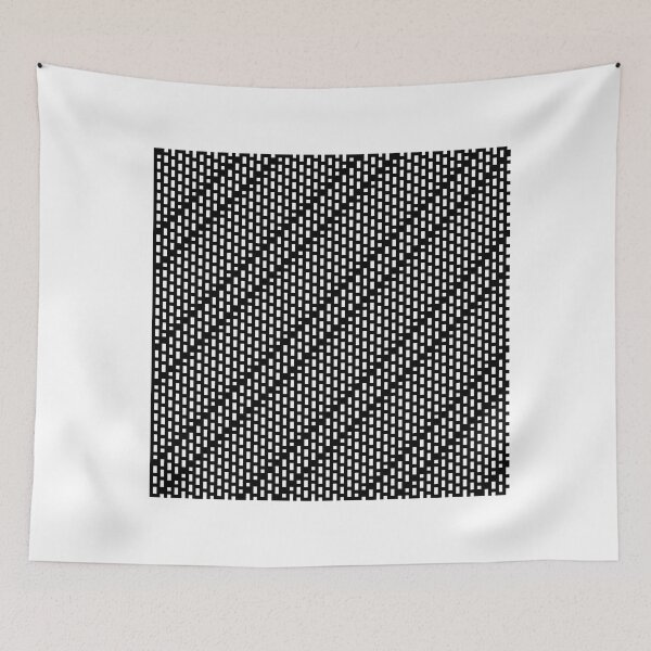 Item preview, Prime numbers: Black and white pattern 100x100 dots #3 designed and sold by Mmark94.