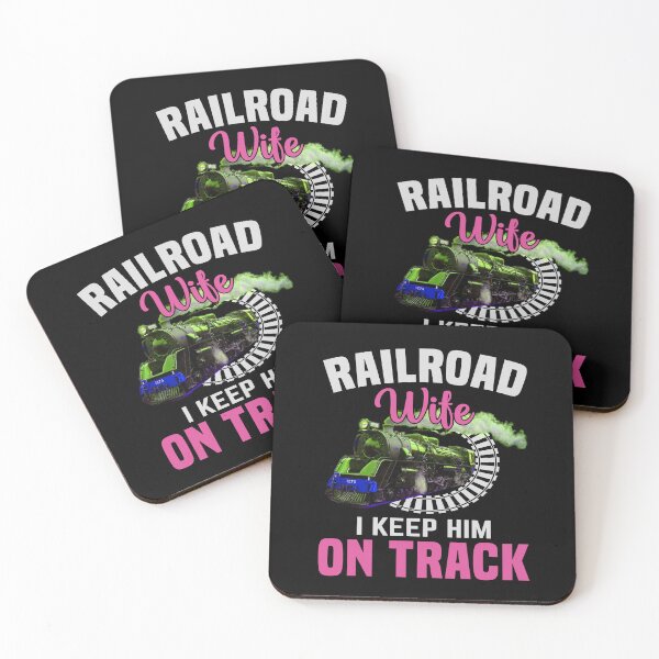 Item preview, Railroad Wife - Keep Him On Track - Steam Train Engine designed and sold by TheTrainRoom.