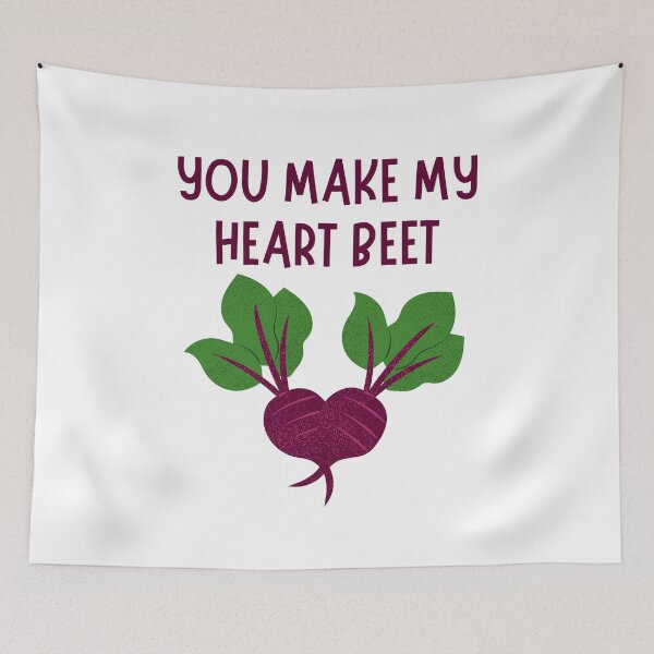 Item preview, You Make My Heart Beet Valentine's Pun designed and sold by Pun Intended.
