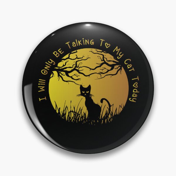 Artikelvorschau, I Will Only Be Talking To My Cat Today Funny Gradient Sunset Cat Lovers Present Cool Cat Saying Unisex entworfen und verkauft von pedrored369.