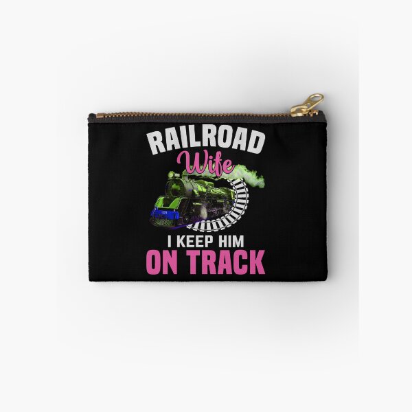 Item preview, Railroad Wife - Keep Him On Track - Steam Train Engine designed and sold by TheTrainRoom.