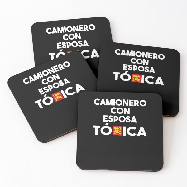 Item preview, Camionero Con Esposa Toxica Funny Hispanophone Trucker Quote designed and sold by Estrytee.