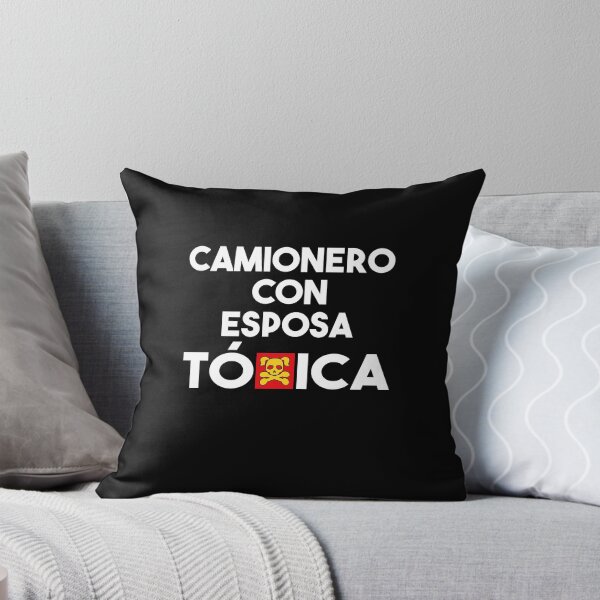 Item preview, Camionero Con Esposa Toxica Funny Hispanophone Trucker Quote designed and sold by Estrytee.