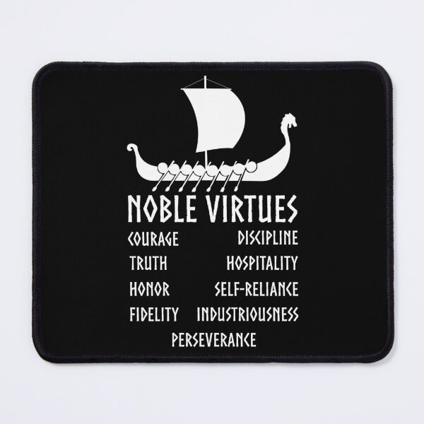 Item preview, 9 Noble Virtues Norse Mythology Nine Viking Virtues designed and sold by ittybittyowl.