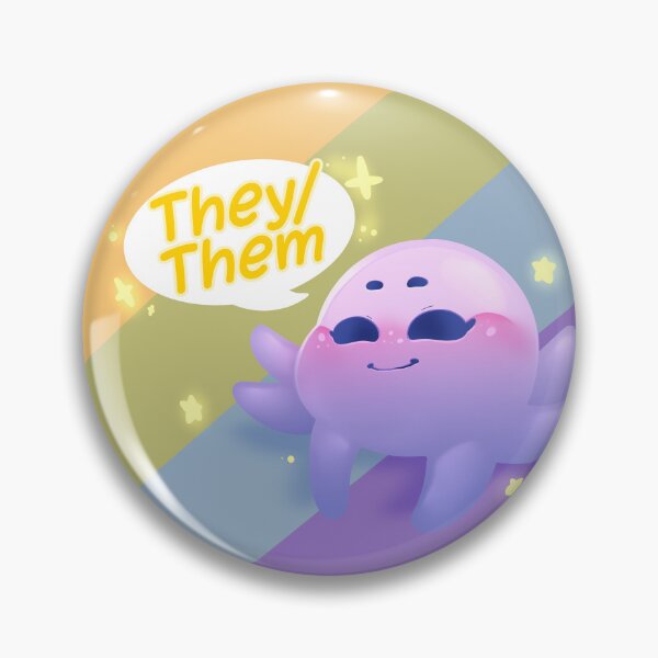 Item preview, They/Them Pronoun Pride designed and sold by InkieBug.