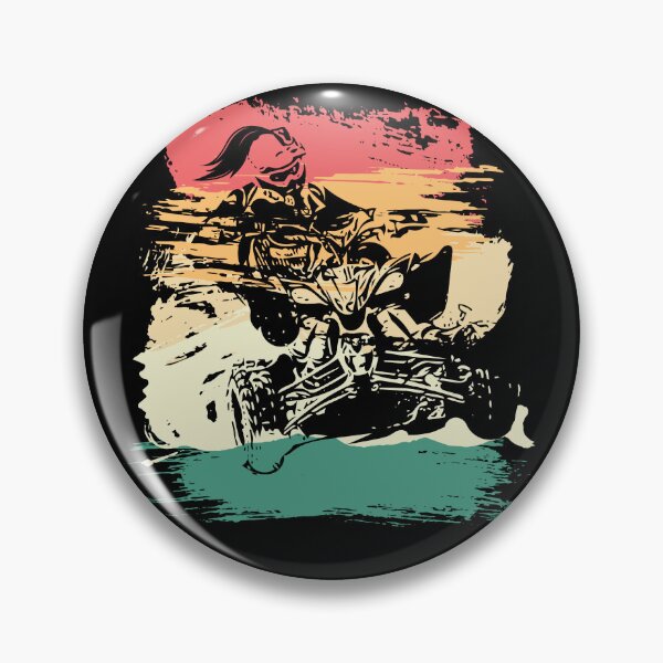 Item preview, Moto Vintage Four Wheeling Girl -Motocross designed and sold by Rally-Girl.