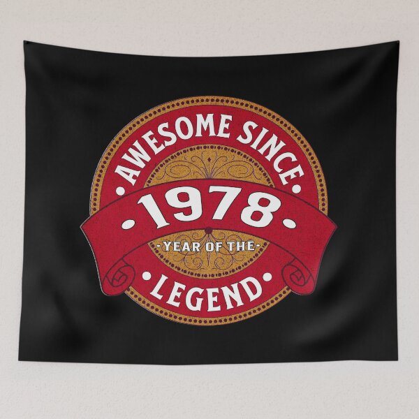 Item preview, Awesome Since 1978, birthday gift designed and sold by Ray's Photos & Art.