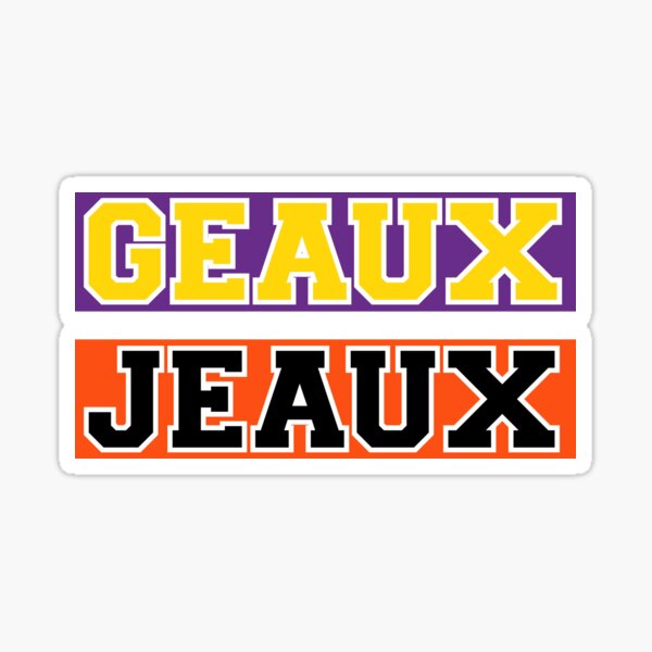 Geaux Jeaux Unisex Tshirt//Jeaux Burreaux for MVP tshirt//LA-CI Football  tshirt//Bengals shirt women//Jeaux Burreaux Classic T-Shirt for Sale by  kdtosodesigns