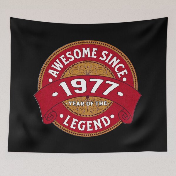 Item preview, Awesome Since 1977, birthday gift designed and sold by Ray's Photos & Art.