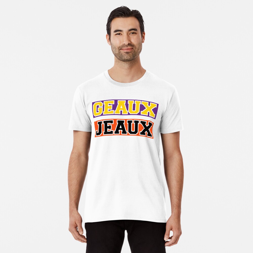 Geaux Jeaux Unisex Tshirt//Jeaux Burreaux for MVP tshirt//LA-CI Football  tshirt//Bengals shirt women//Jeaux Burreaux Classic T-Shirt for Sale by  kdtosodesigns