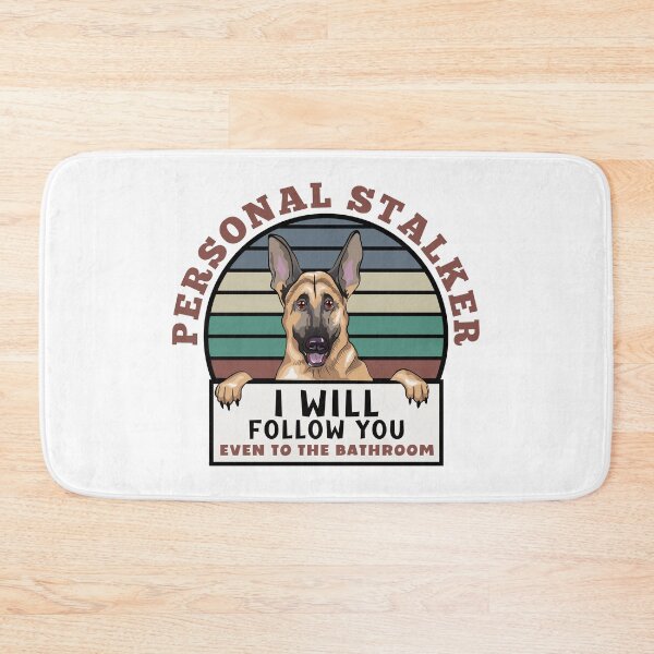 Item preview, Funny German Shepherd Bathroom designed and sold by momofdoggos.