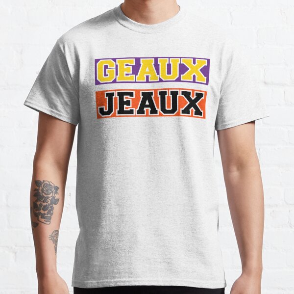 Men's Joe Burrow Purple LSU Tigers Bayou Jeaux T-Shirt