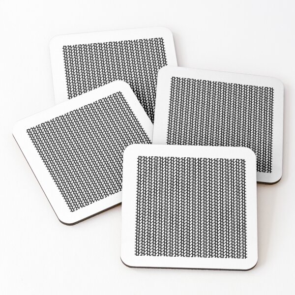 Item preview, Prime numbers: Black and white pattern 100x100 dots #5 designed and sold by Mmark94.