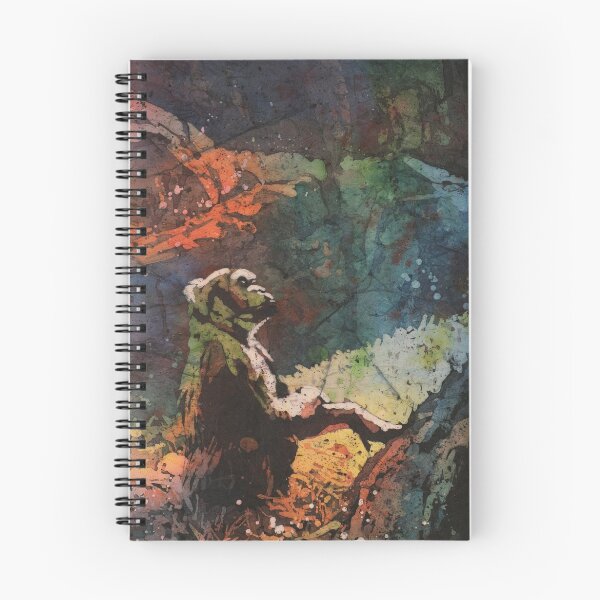 Item preview, Watercolor batik of gorilla at zoo.  Painting designed and sold by rfoxphoto.