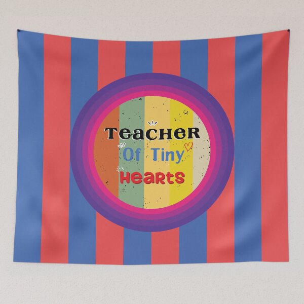 Item preview, Teacher Of Tiny Hearts - Colorful Design designed and sold by FridPix.