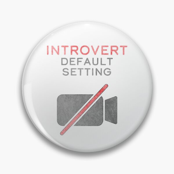 Item preview, Video Camera Off Introvert Default Setting designed and sold by KTSubz Faith & Fun Designs.