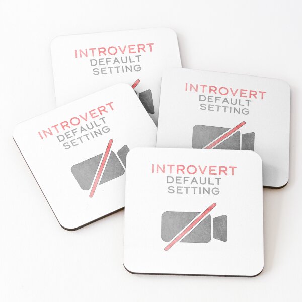 Item preview, Video Camera Off Introvert Default Setting designed and sold by KTSubz Faith & Fun Designs.