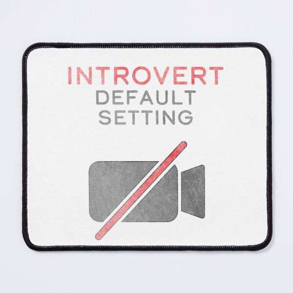 Item preview, Video Camera Off Introvert Default Setting designed and sold by KTSubz Faith & Fun Designs.