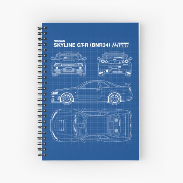 計4個fontaine skyblue2個、thumbprint2個 Blueprint - Nissan Skyline GT-R (R34) Z-Tune (Blue)